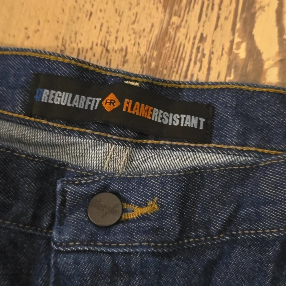 Wrangler FR Jeans Mens 42x30 Flame Reststant‎ 47 Regular Fit Denim NEW NWT